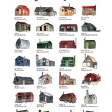 NZ Backcountry Huts - A3 Print