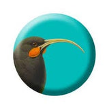 Bright Huia - Tin Badge