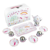 Tin Unicorn Tea Party Set