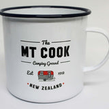 Mt Cook Camping Ground Enamel Mug - Small