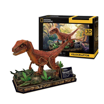 3D Nat Geo Velociraptor Puzzle