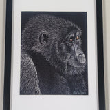 Gorilla Framed A4