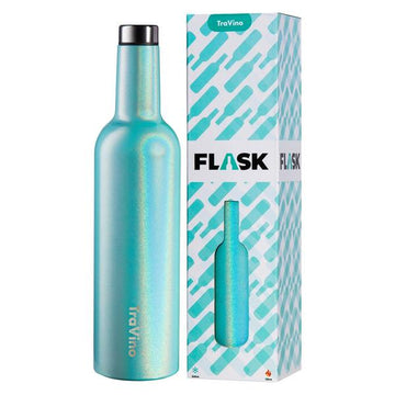 Travino Glitter Flask 750ml / Aqua Mist