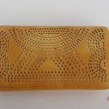 Laser Cut out Zip Wallet