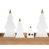 Fir Trees Tealight Holder Set