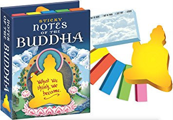 Buddha sticky notes