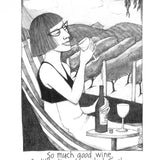 Good Wine - Tea Towel
