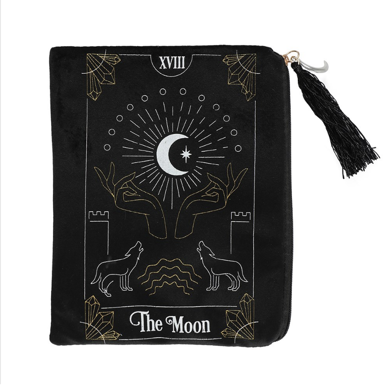 Moon Tarot Card Zippered Bag