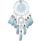 3 Hoop White Dreamcatcher 32cm