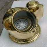 Compass in Helmet 8"