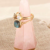 Ring Cone Rose Quartz