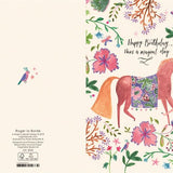 Magical unicorn - Birthday Card
