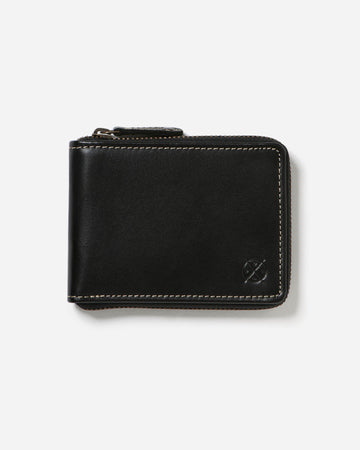 William Leather Wallet - Black
