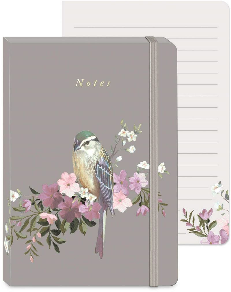 Bird on Soft Cover Bungee Journal