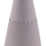 Mini Grey Beaded Vase