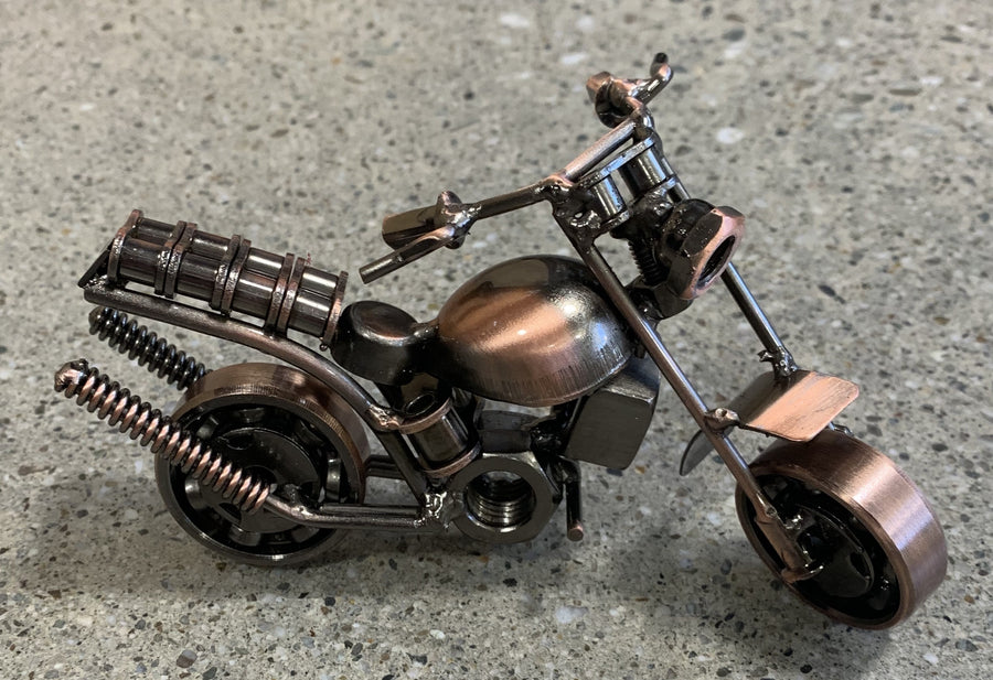 Copper Motorbike L/15cm