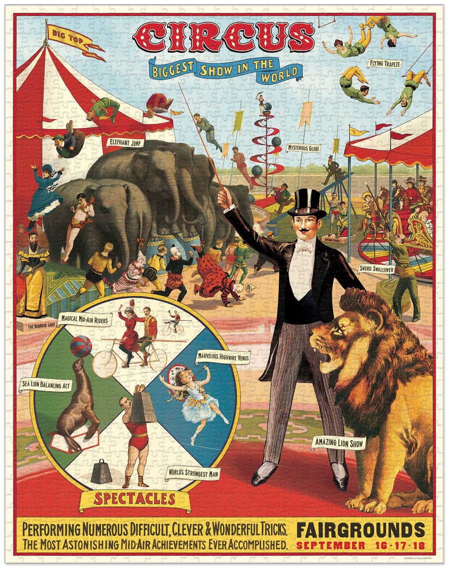 Circus 1000 Pce Vintage Puzzle
