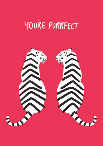 You're Purrfect Valentines Card