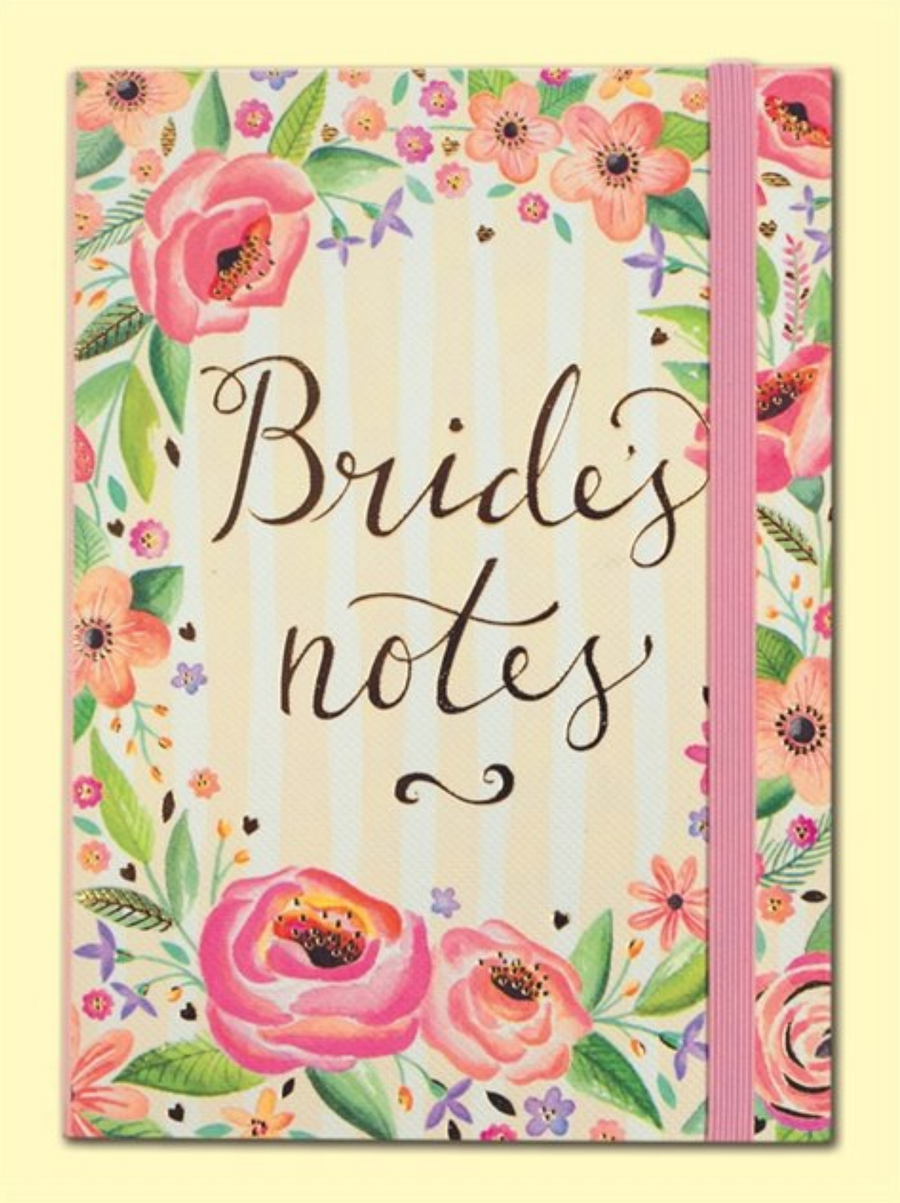 Brides notes-A6-Floral