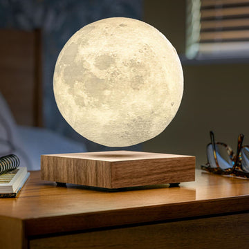 American Walnut Smart Moon Lamp