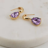 Chels Earring - Gold/Lilac