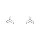 Minke Whale Tail Studs