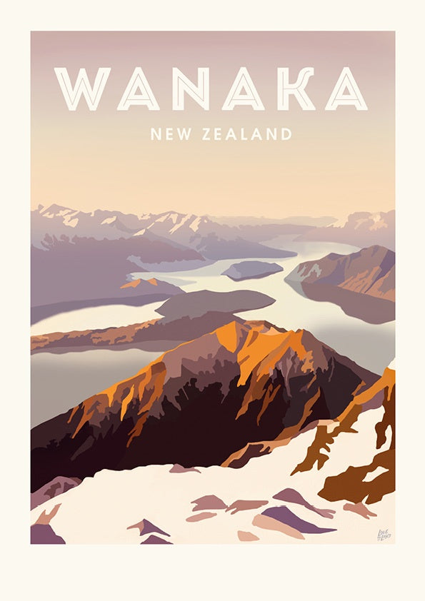 Wanaka, Roys Peak - A3 Print