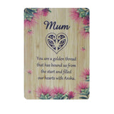 Mum Pohutukawa Bamboo Plaque