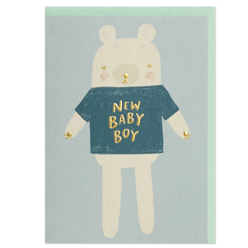 New Baby Boy - Baby Card