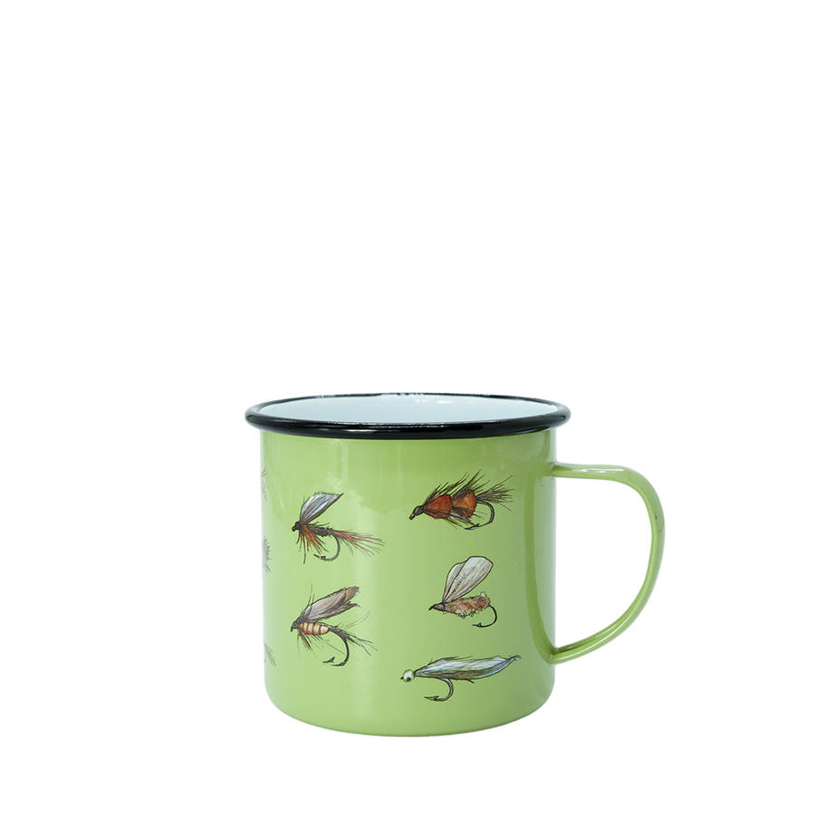 Fly Fishing - Enamel Mug Small