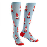 Female Knee High - Santa Gnome