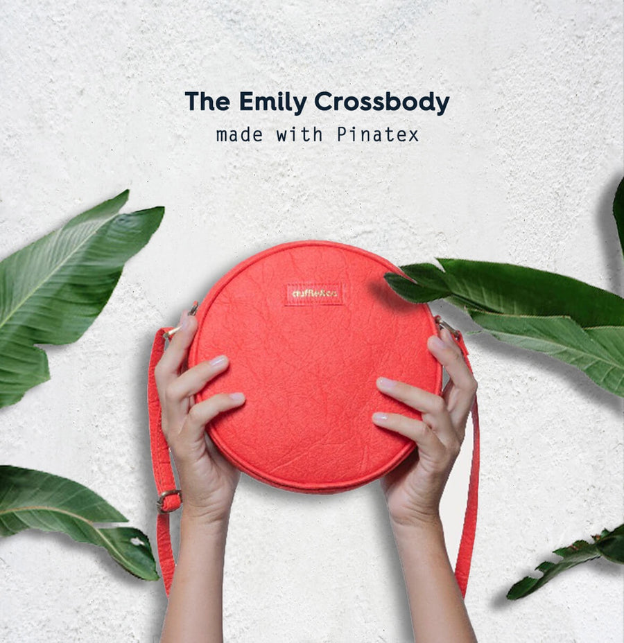 Emily Crossbody Bag / Pineapple Leather