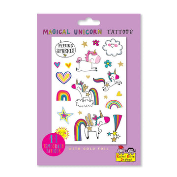 Magical Unicorns - Temporary Tattoo