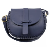 Jasper Braided X Body Bag - Navy