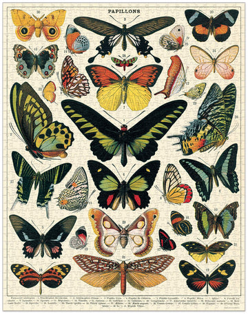 Butterflies 1000pce Vintage Puzzle
