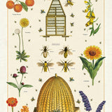 Bees & Honey Tea Towel