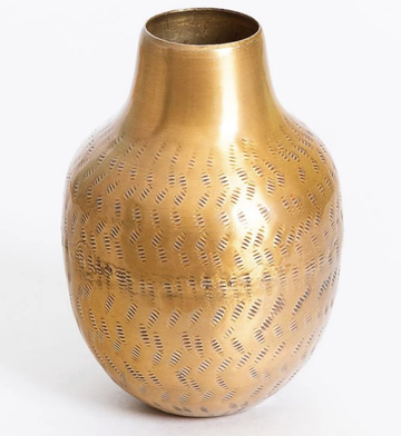 Nadee Vase brass Medium