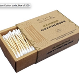 Bamboo Cotton Buds- Box of 200