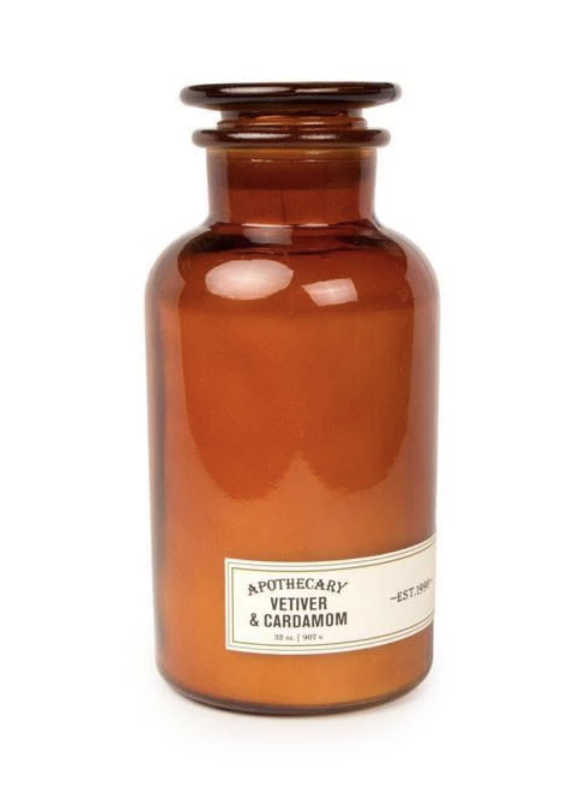 Apothecary - Vetiver & Cardamom Candle 32oz