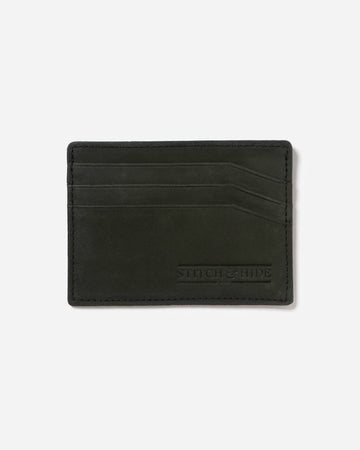 Alfred Leather Cardholder - Black