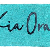 Doormat / Kia Ora - Teal