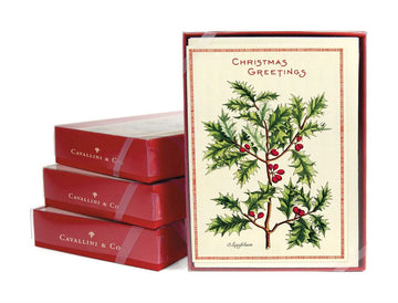 Holly Boxed Notes - Set of 10 - Christmas Cards