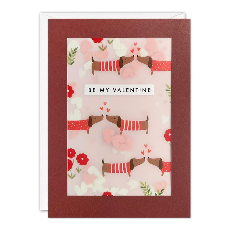 Dachshund - Shakies Valentine's Day Card