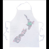 Apron NZ Map Typography