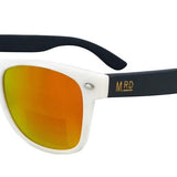 Sunnies - White w/ Refl Lens
