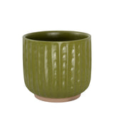 Bea Planter Pot - 16 x 15cm - Moss Green