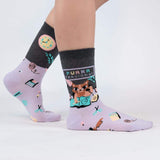 Women's Crew Socks - Purrrfessional