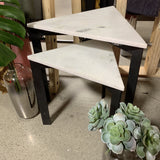 Set of two Marble Tables