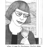 Glass Half Empty - Tea Towel