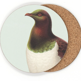 Hushed Bird - Green Kereru - Coaster